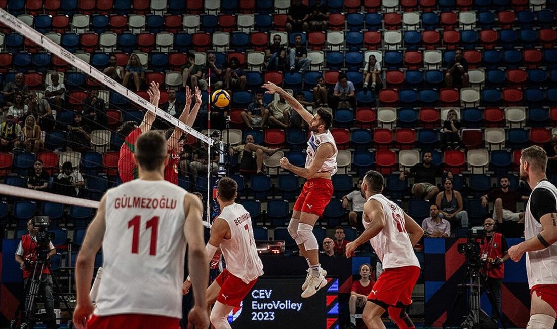 A Milli Erkek Voleybol Takımı, CEV Avrupa Şampiyonası D Grubu'ndaki