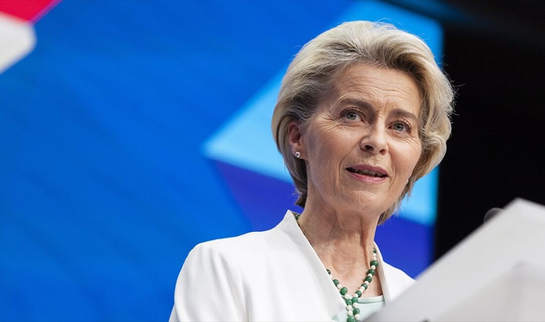 Avrupa Birliği (AB) Komisyonu Başkanı Ursula von der Leyen, 2024