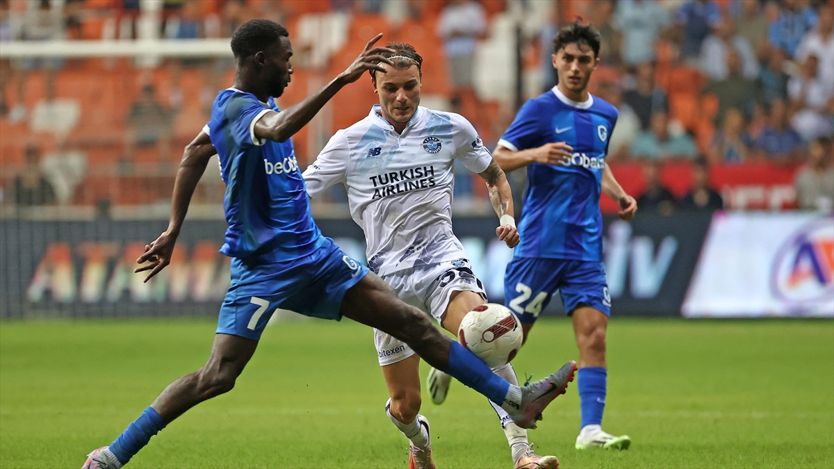 Yukatel Adana Demirspor, UEFA Avrupa Konferans Ligi play-off turunda Belçika