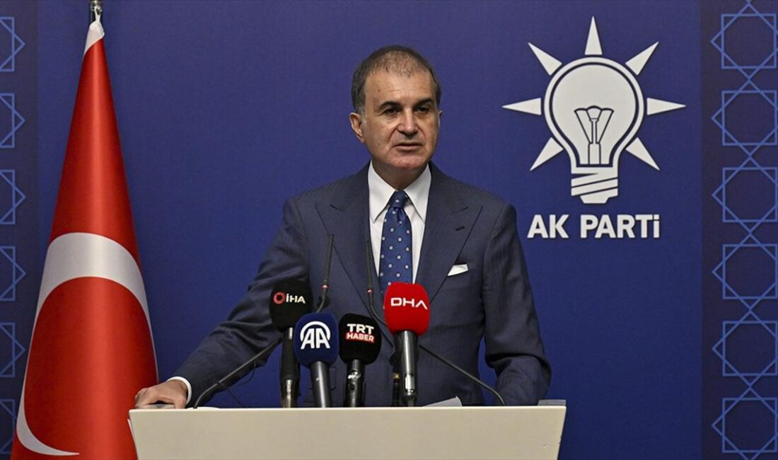 AK Parti Genel Başkan Yardımcısı ve Parti Sözcüsü Ömer Çelik,