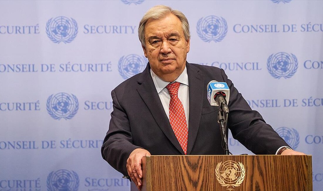 Birleşmiş Milletler (BM) Genel Sekreteri Antonio Guterres, gelecek hafta düzenlenecek