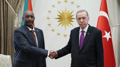 Cumhurbaşkanı Recep Tayyip Erdoğan, Sudan Egemenlik Konseyi Başkanı Orgeneral Abdülfettah