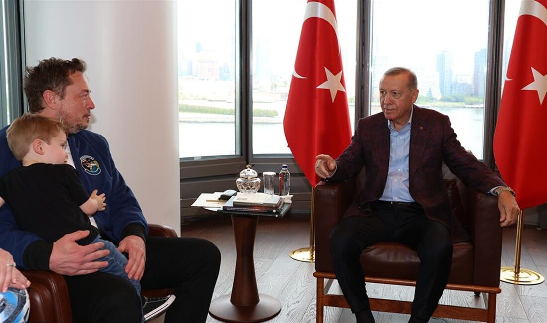 Cumhurbaşkanı Recep Tayyip Erdoğan, Tesla ve SpaceX'in kurucusu Elon Musk'ı