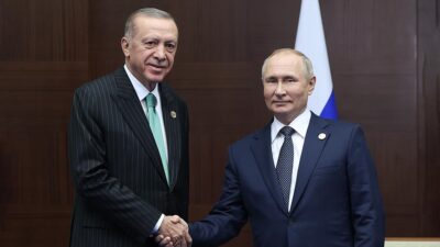 Cumhurbaşkanı Recep Tayyip Erdoğan, Rusya Federasyonu Devlet Başkanı Vladimir Putin