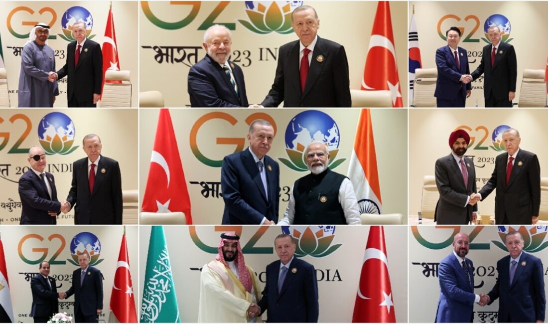 Cumhurbaşkanı Recep Tayyip Erdoğan, Hindistan'ın ev sahipliğindeki 2023 G20 Liderler
