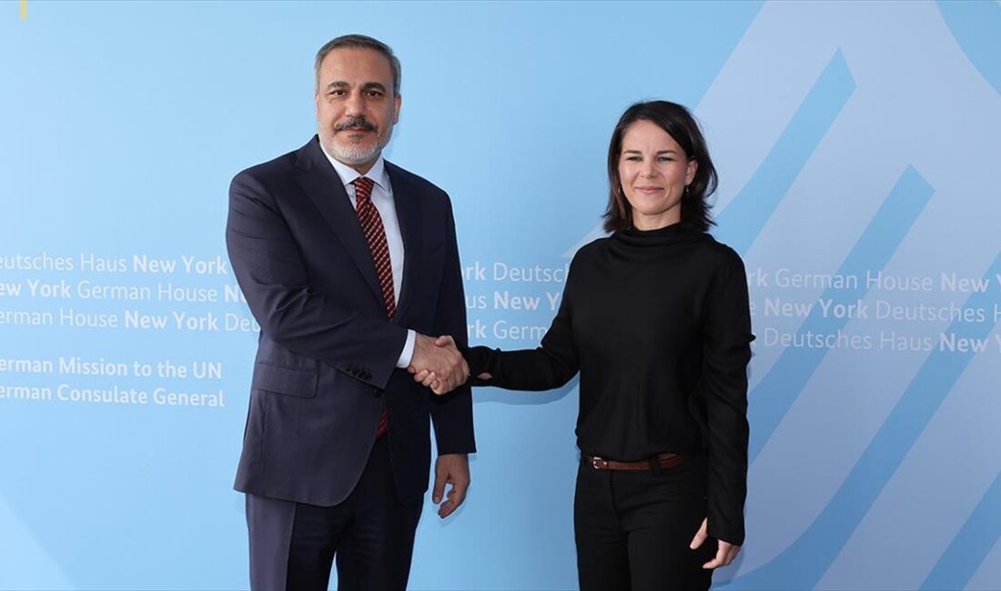 Dışişleri Bakanı Hakan Fidan, New York'ta, Almanya Dışişleri Bakanı Annalena