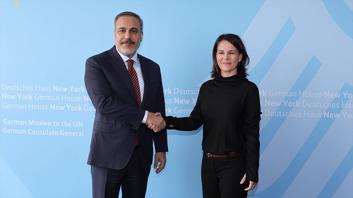 Dışişleri Bakanı Hakan Fidan, New York'ta, Almanya Dışişleri Bakanı Annalena