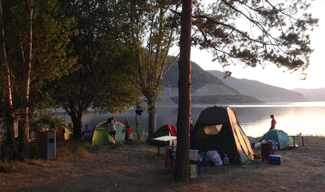 Çevre illerden Bitlis'in Tatvan ilçesine gelen doğasever 35 kadın, Van