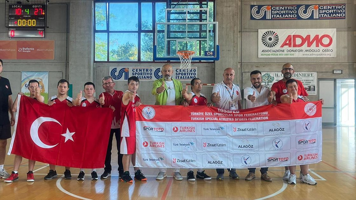 Down Sendromlu Milli Basketbol Takımı, İtalya'da devam eden Avrupa Şampiyonası'nda