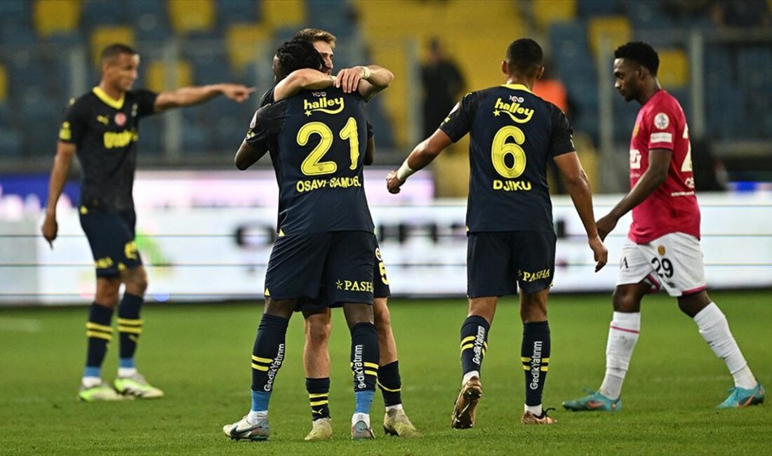 Trendyol Süper Lig'in 4. haftasında Fenerbahçe, deplasmanda MKE Ankaragücü'nü 1-0