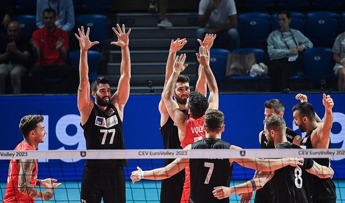 A Milli Erkek Voleybol Takımı, CEV Avrupa Şampiyonası'nın son 16