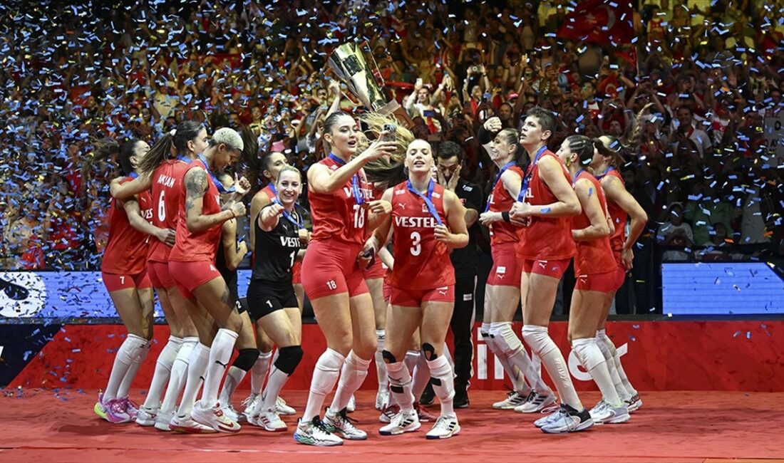 Dünya 1 numarası ve Avrupa şampiyonu A Milli Kadın Voleybol