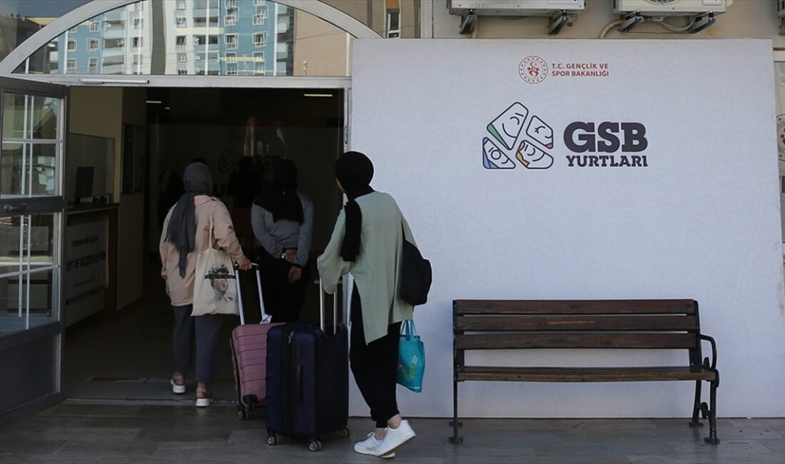 Gençlik ve Spor Bakanlığı (GSB) yurtlarına kayıtlar, 16 Eylül Cumartesi