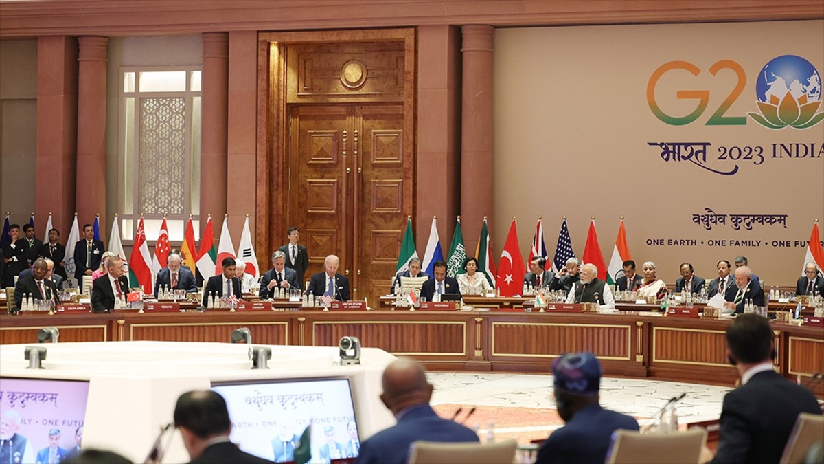 Hindistan'ın başkenti Yeni Delhi'de düzenlenen G20 Zirvesi'nde, Hindistan G20 dönem