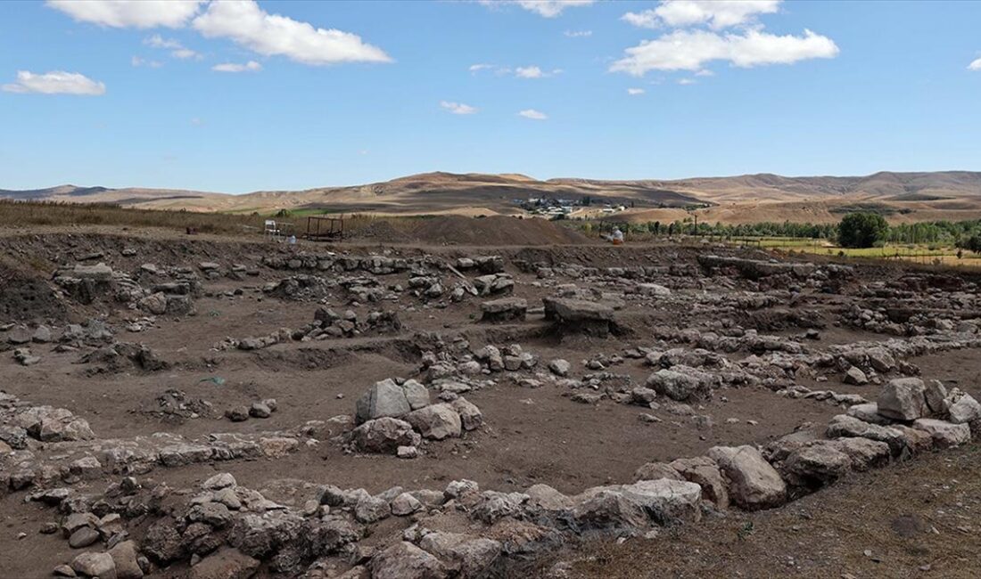 Sivas'ın Yıldızeli ilçesinde, 3 bin 800 yıllık Hitit şehri Kayalıpınar'da