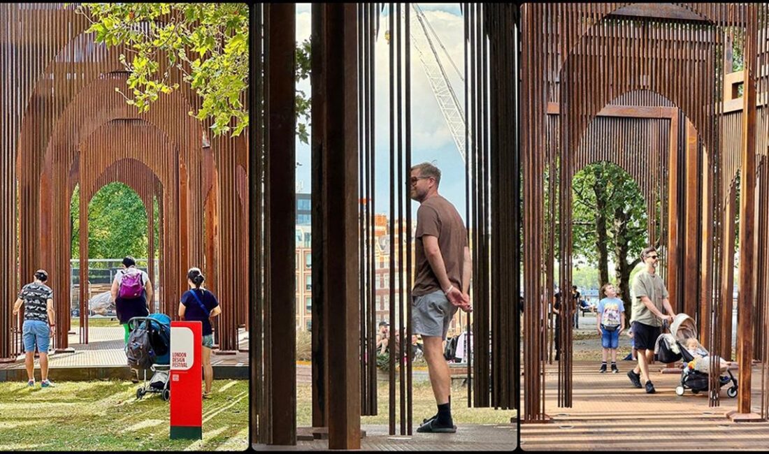 İngiltere'de düzenlenen dünyaca ünlü Londra Tasarım Festivali'nde, Türkiye'yi sanatçı Melek
