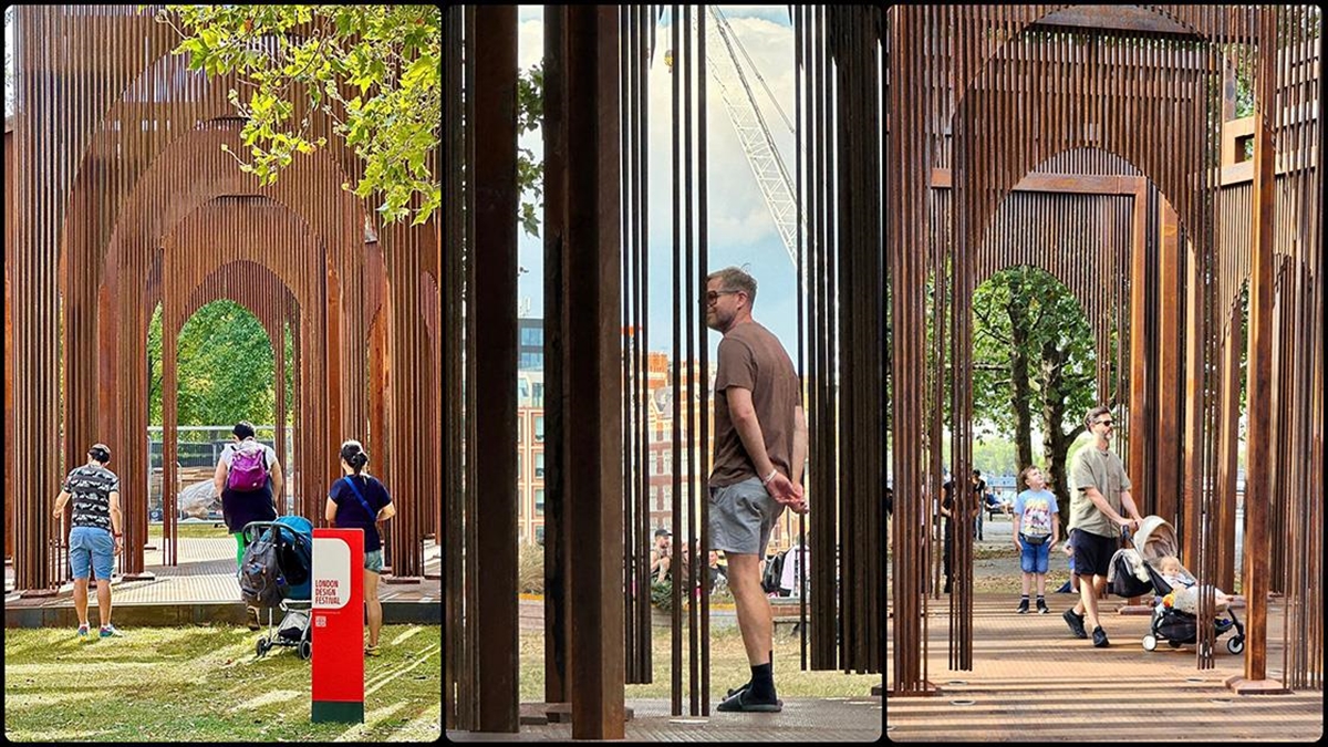 İngiltere'de düzenlenen dünyaca ünlü Londra Tasarım Festivali'nde, Türkiye'yi sanatçı Melek
