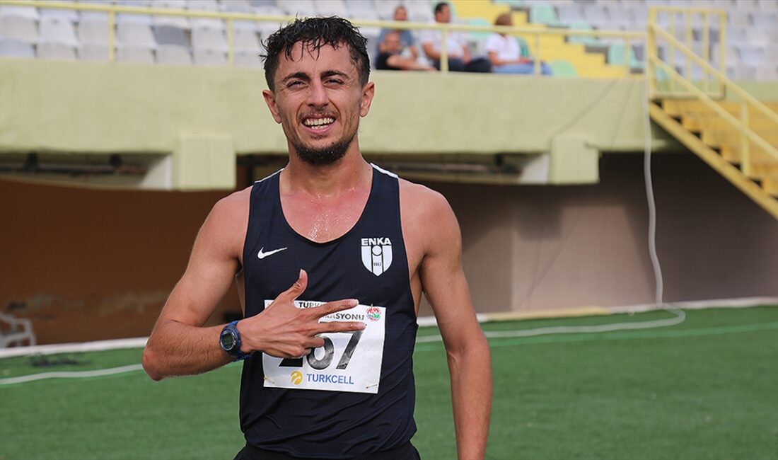 Milli atlet Salih Korkmaz, Spor Toto Kulüplerarası Yürüyüş Ligi'nde 5