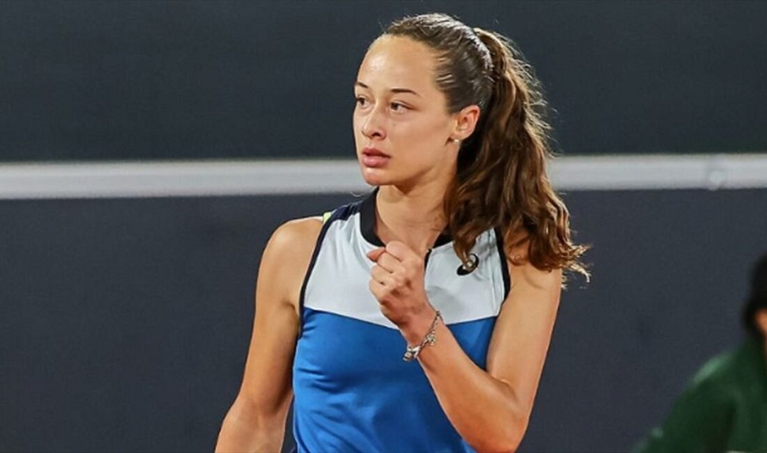 Milli tenisçi Zeynep Sönmez, Slovenya'da düzenlenen WTA 125 turnuvasında kariyerinde