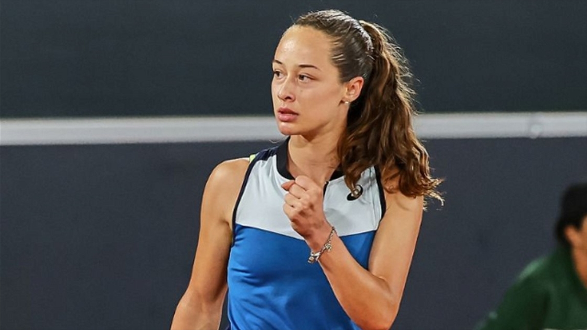 Milli tenisçi Zeynep Sönmez, Slovenya'da düzenlenen WTA 125 turnuvasında kariyerinde