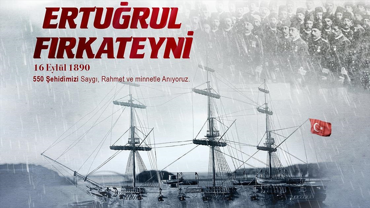 Milli Savunma Bakanlığınca (MSB) 133 yıl önce Japonya'dan dönüş yolunda