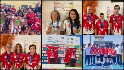 Down Sendromlular Avrupa Şampiyonası'nda milli sporcular bireysel müsabakalarda 26 altın,