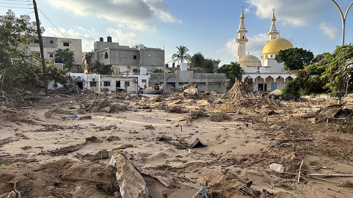 Libya'da 10 Eylül'deki Daniel fırtınasında patlayan barajların sel suları altında