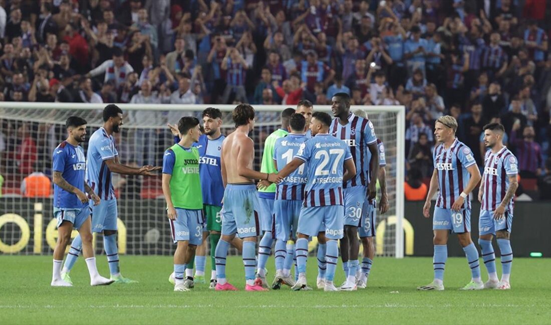 Trendyol Süper Lig'in 5. haftasında Beşiktaş'ı 3-0 yenen Trabzonspor, 266