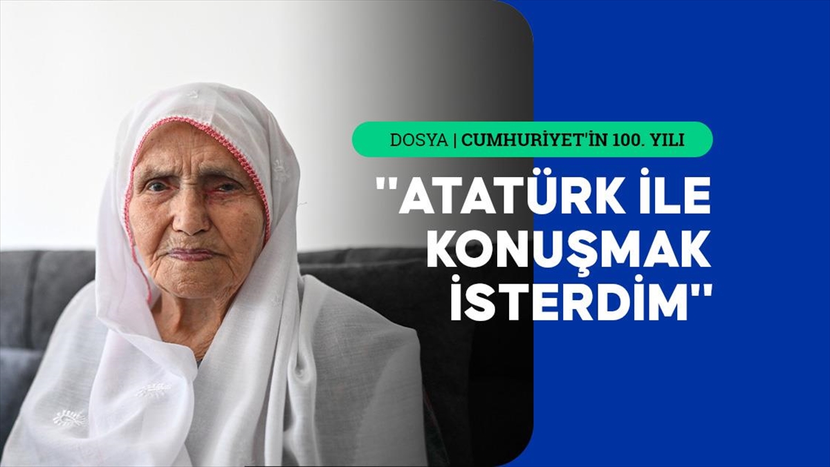 Cumhuriyet ile yaşıt İzmirlilerden Hatice Yılmaz, büyük sevgi beslediği Gazi