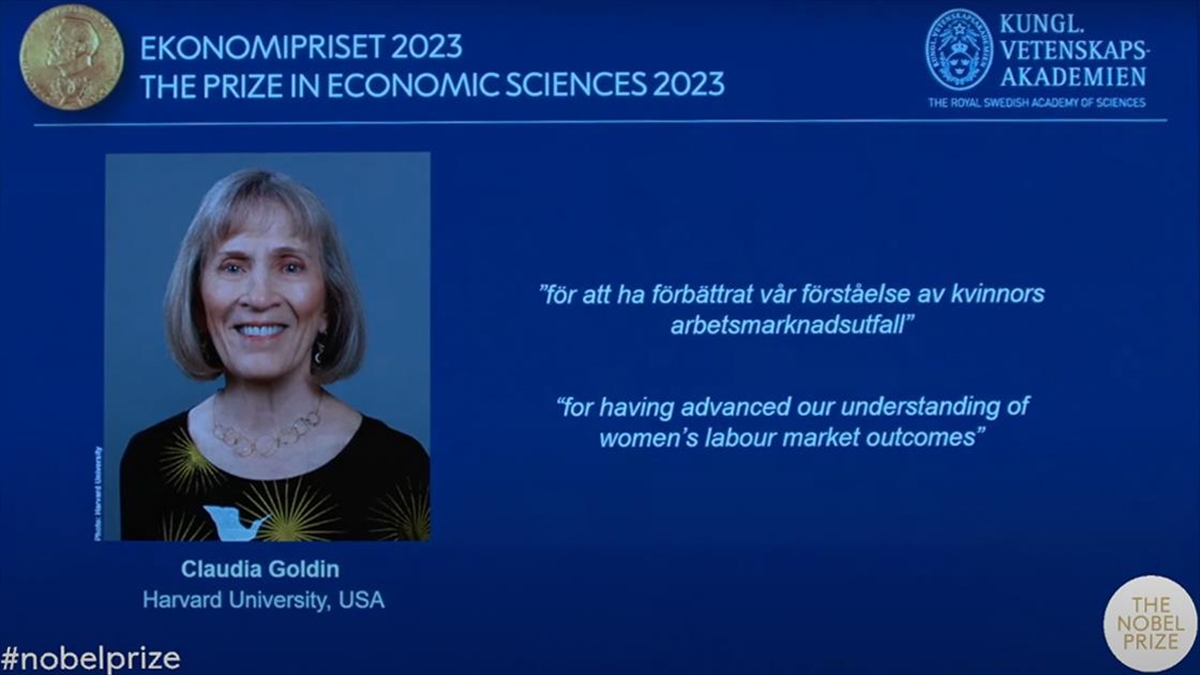 2023 Nobel Ekonomi Ödülü'nü, kadınların iş gücündeki yerine ilişkin çalışmalarından