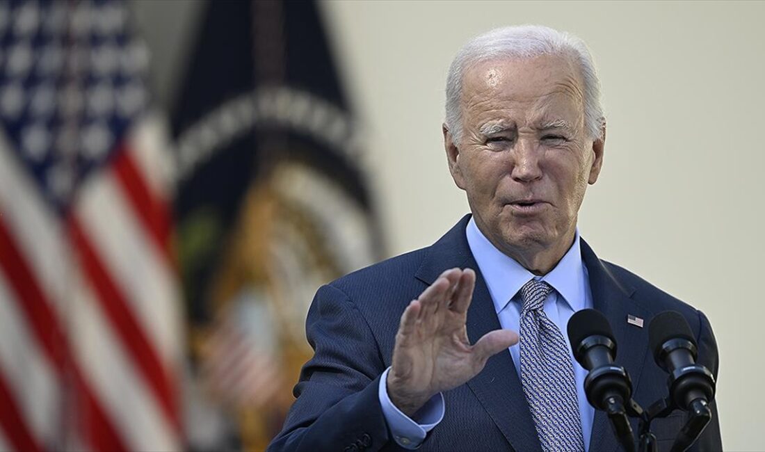 ABD Başkanı Joe Biden'ın katıldığı bir programda yaptığı konuşma, Filistin