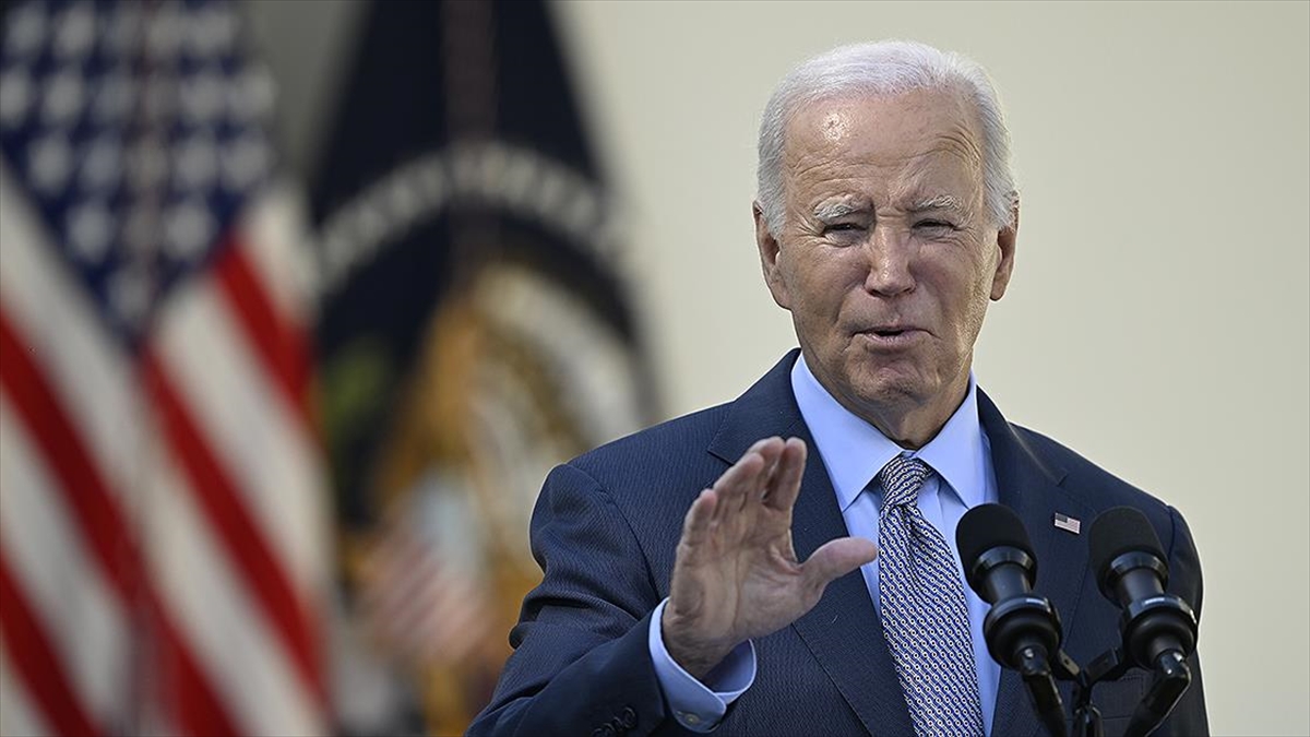 ABD Başkanı Joe Biden'ın katıldığı bir programda yaptığı konuşma, Filistin