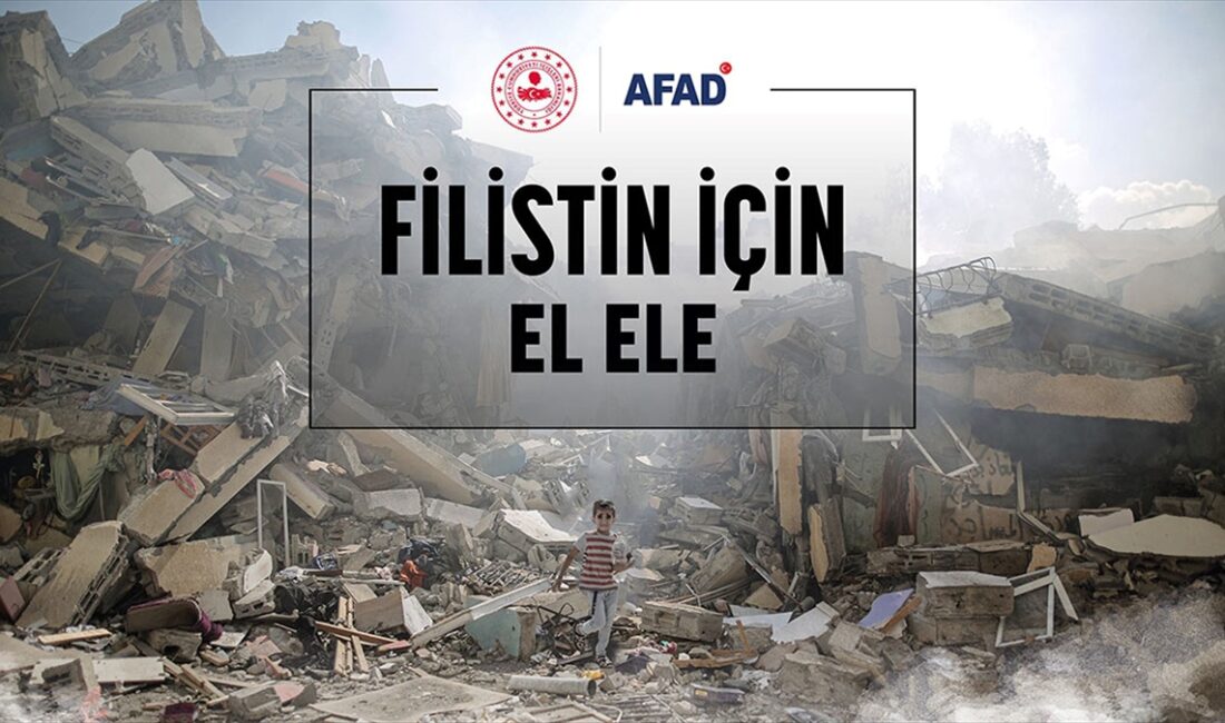 Afet ve Acil Durum Yönetimi Başkanlığı (AFAD), İsrail'in yoğun saldırılarına