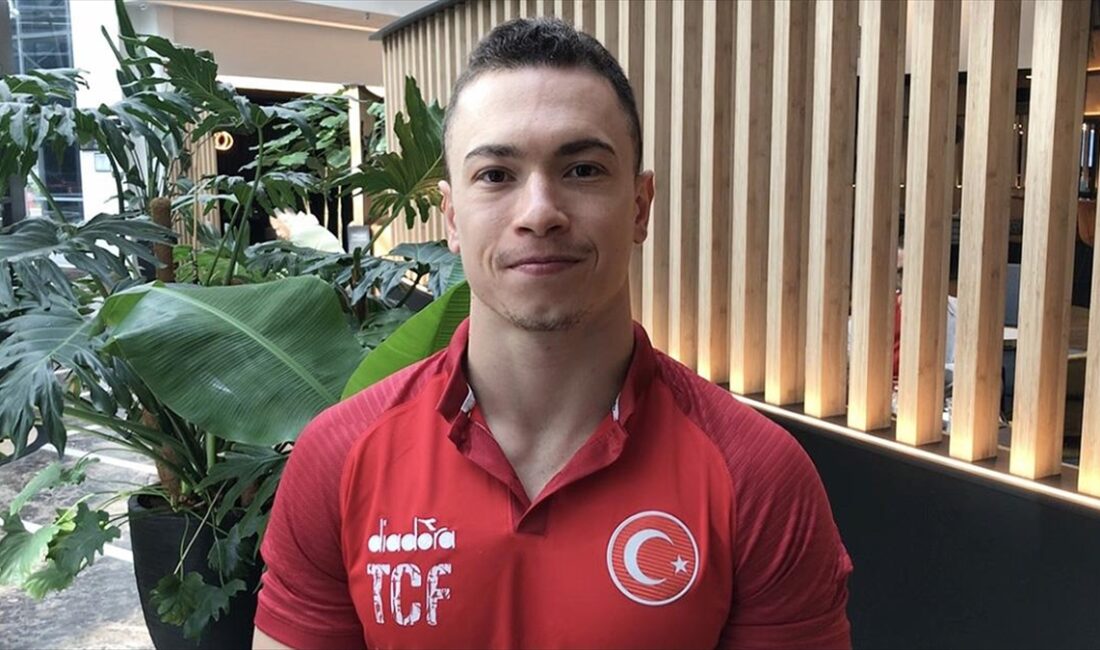 Milli sporcu Ahmet Önder, Belçika'da düzenlenen 52. Artistik Cimnastik Dünya