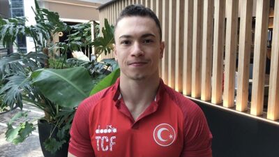 Milli sporcu Ahmet Önder, Belçika'da düzenlenen 52. Artistik Cimnastik Dünya