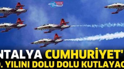 Büyükşehir Belediyesi, 29 Ekim Cumhuriyet Bayramı’nı kutlamak için birbirinden renkli