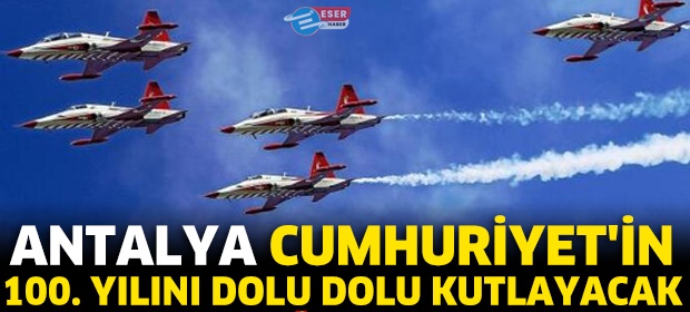 Büyükşehir Belediyesi, 29 Ekim Cumhuriyet Bayramı’nı kutlamak için birbirinden renkli