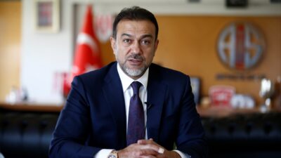 ANTALYA (AA) – OKTAY ÖZDEN/ YASİN TUNCER – Antalyaspor Başkanı