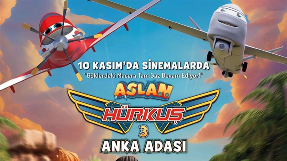 TRT Ortak Yapımı "Aslan Hürkuş 3: Anka Adası", 10 Kasım'da