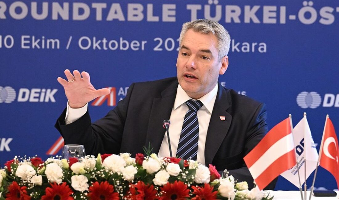 ANKARA (AA) – Ankara’da d&uuml;zenlenen “T&uuml;rkiye-Avusturya İş Konseyi Yuvarlak Masa