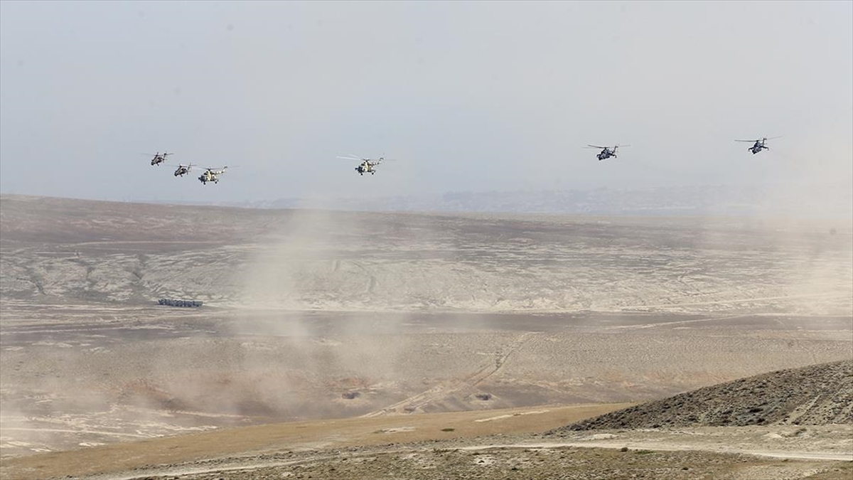 Türkiye ve Azerbaycan silahlı kuvvetlerinin Azerbaycan'da düzenlediği "Mustafa Kemal Atatürk