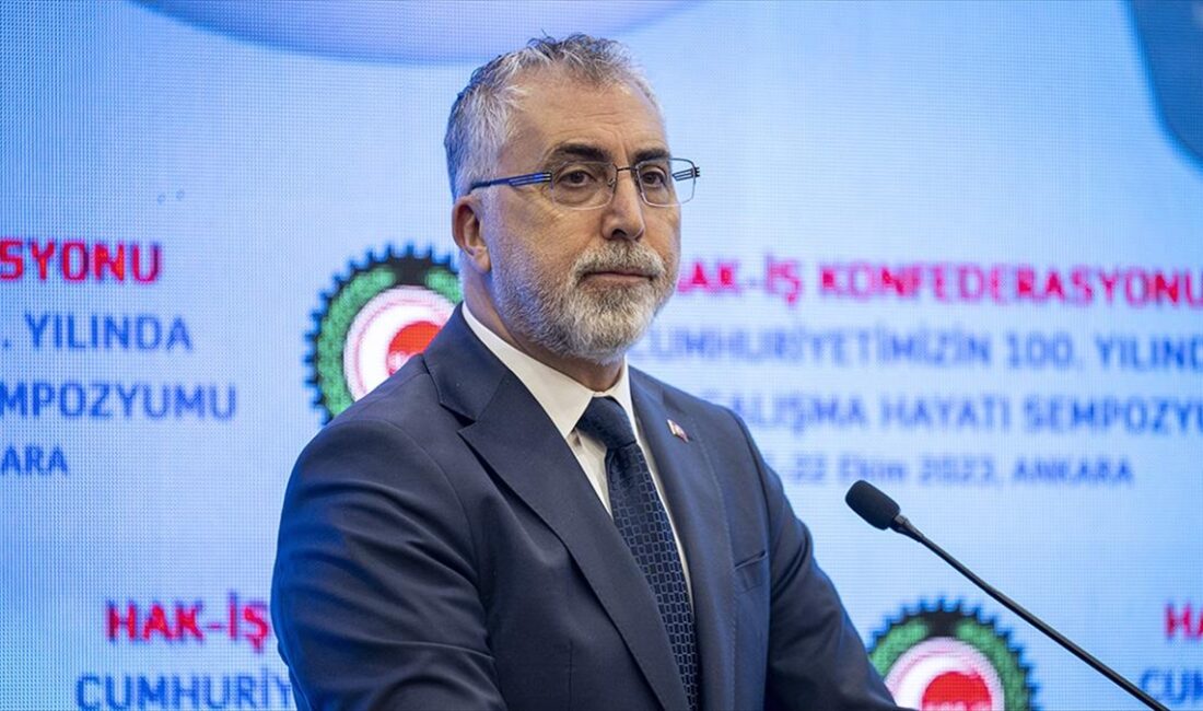 Çalışma ve Sosyal Güvenlik Bakanı Vedat Işıkhan, " Türkiye'yi her