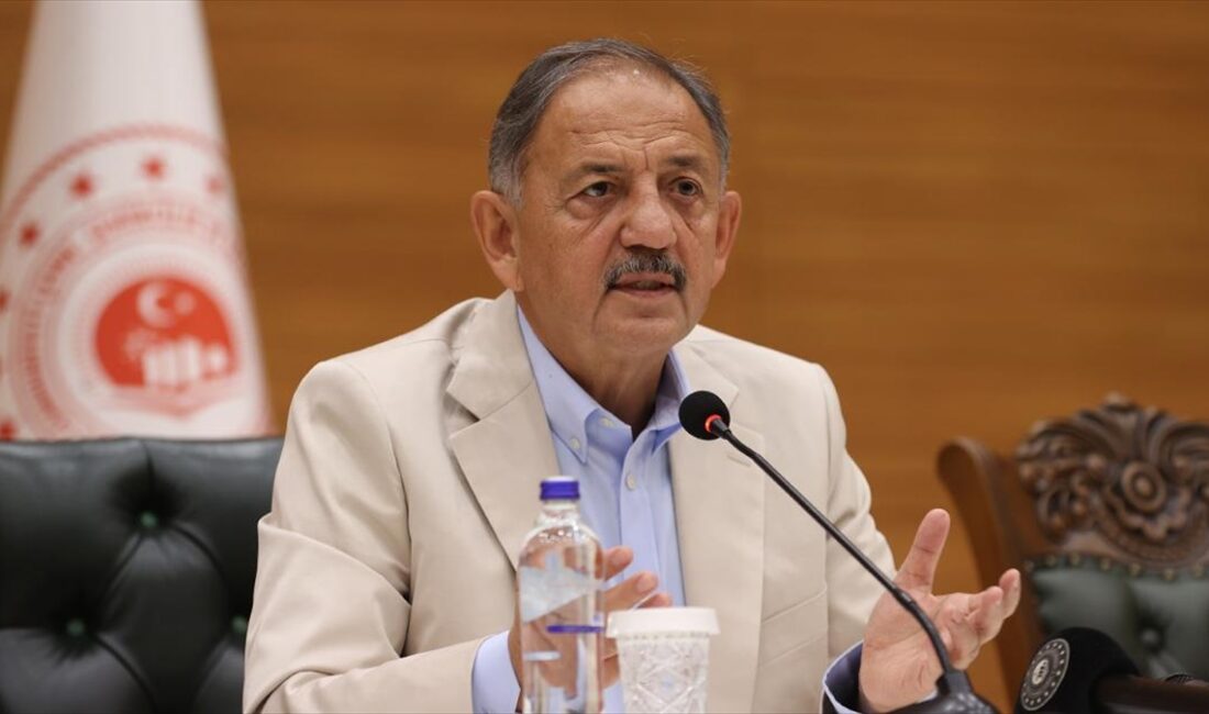 Çevre, Şehircilik ve İklim Değişikliği Bakanı Mehmet Özhaseki, "İnşallah afet