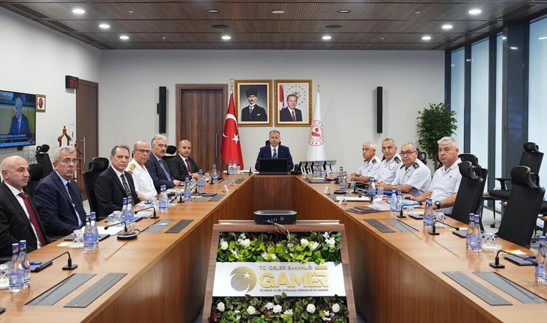 İçişleri Bakanı Ali Yerlikaya başkanlığında, başta terör olmak üzere organize