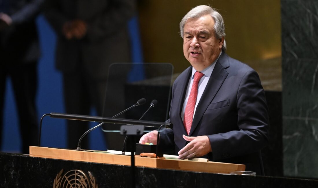 BM Genel Sekreteri Guterres, "İsrail ile yan yana, karşılıklı güvenlik