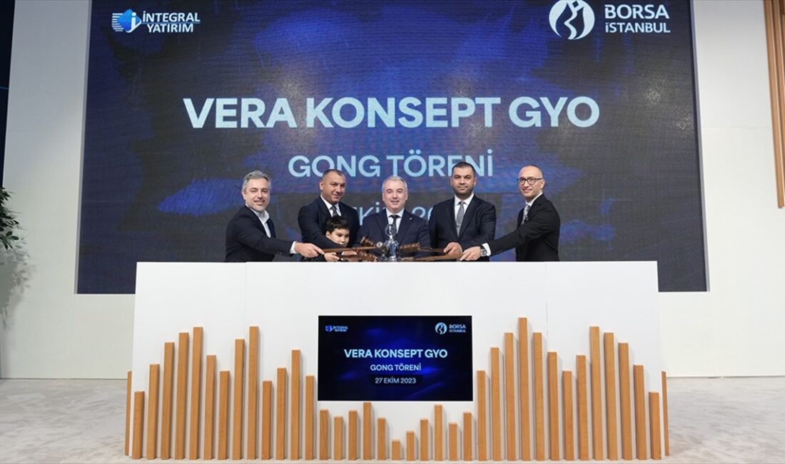 Vera Konsept GYO, Borsa İstanbul’da gerçekleşen gong töreninin ardından borsada