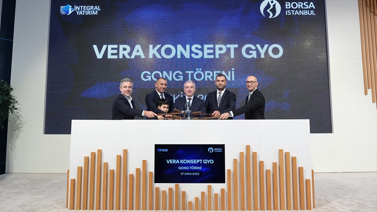 Vera Konsept GYO, Borsa İstanbul’da gerçekleşen gong töreninin ardından borsada