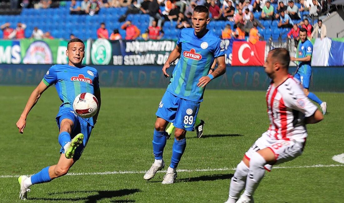 Trendyol Süper Lig'in 8. haftasında Çaykur Rizespor, sahasında Yılport Samsunspor'u