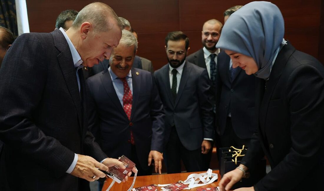 Cumhurbaşkanı ve AK Parti Genel Başkanı Recep Tayyip Erdoğan, AK