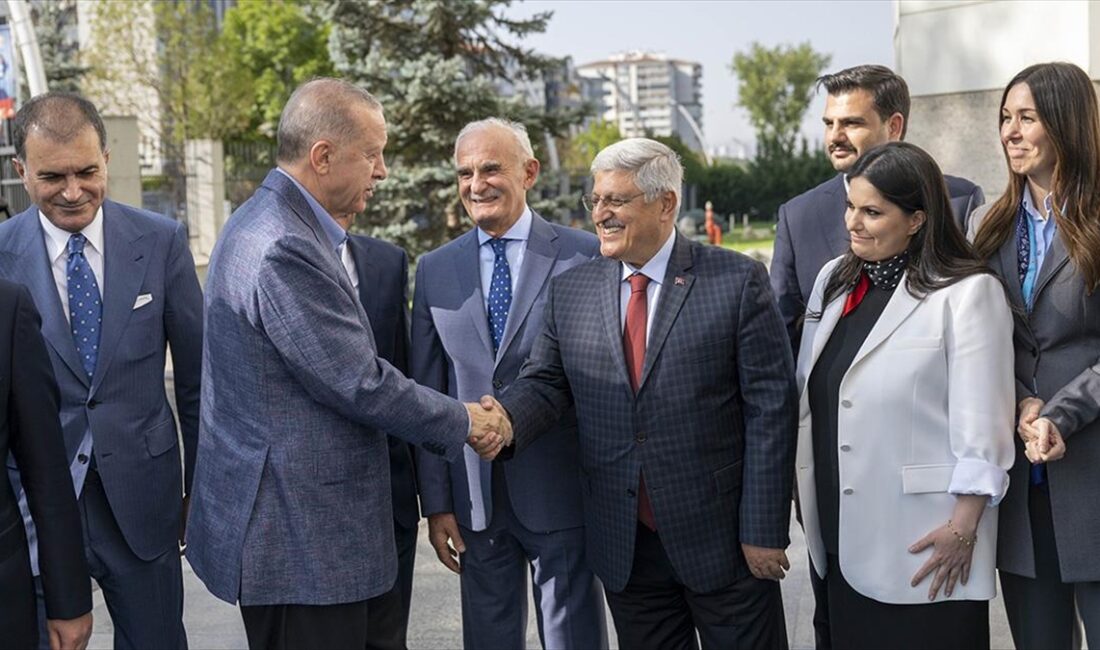 Cumhurbaşkanı ve AK Parti Genel Başkanı Recep Tayyip Erdoğan, AK